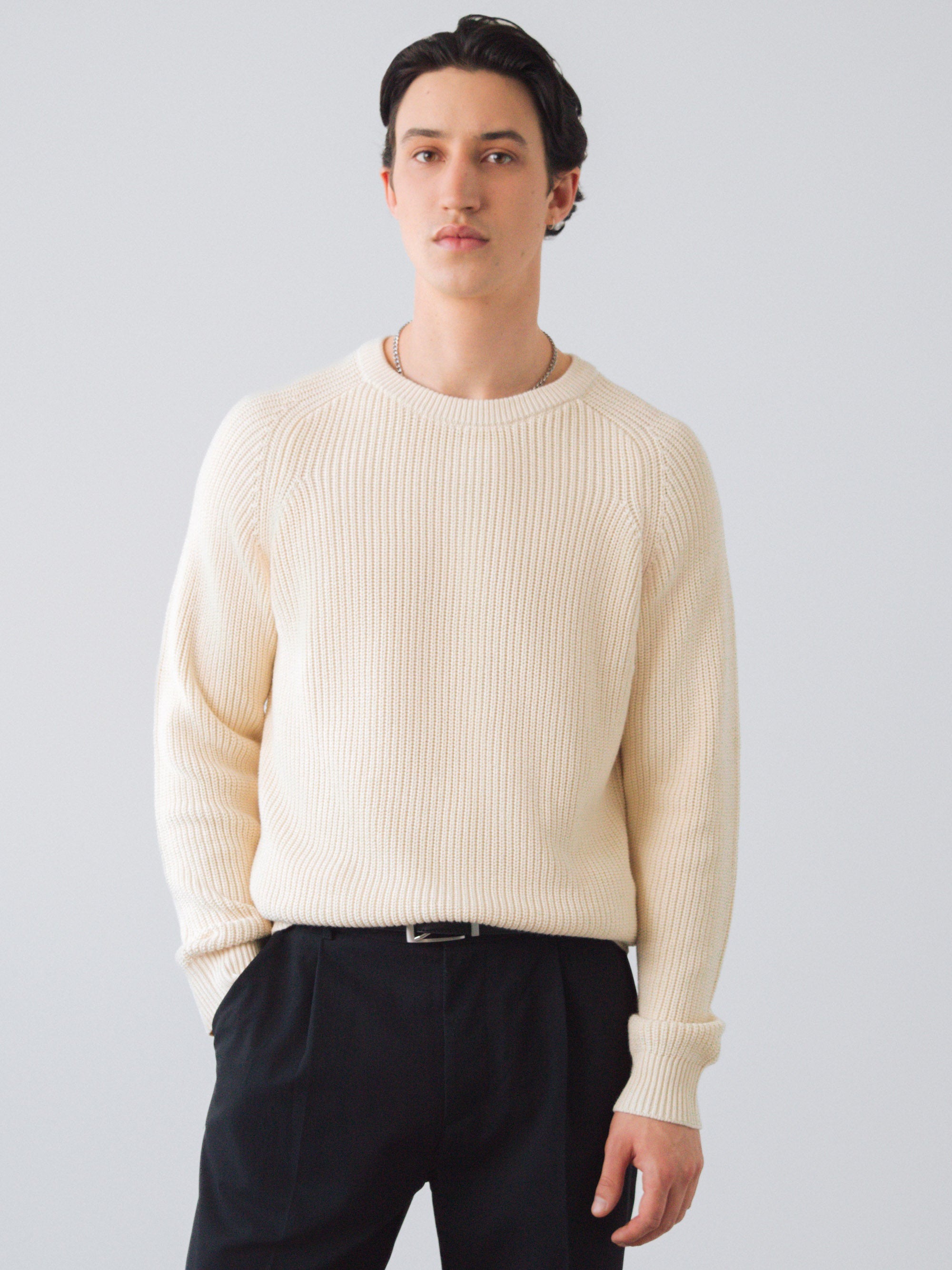 Maglione heavy knit uomo