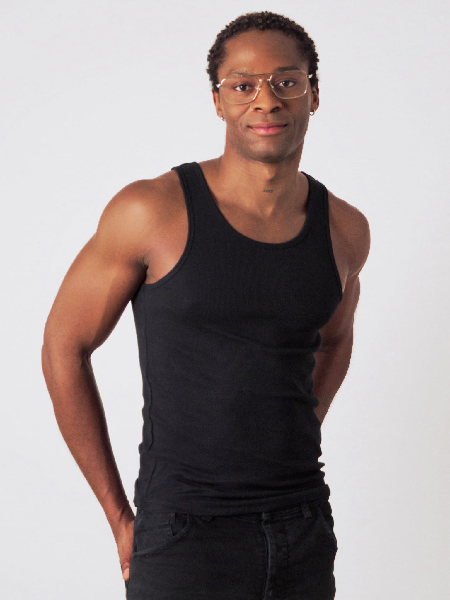Geribbelde Tank Top