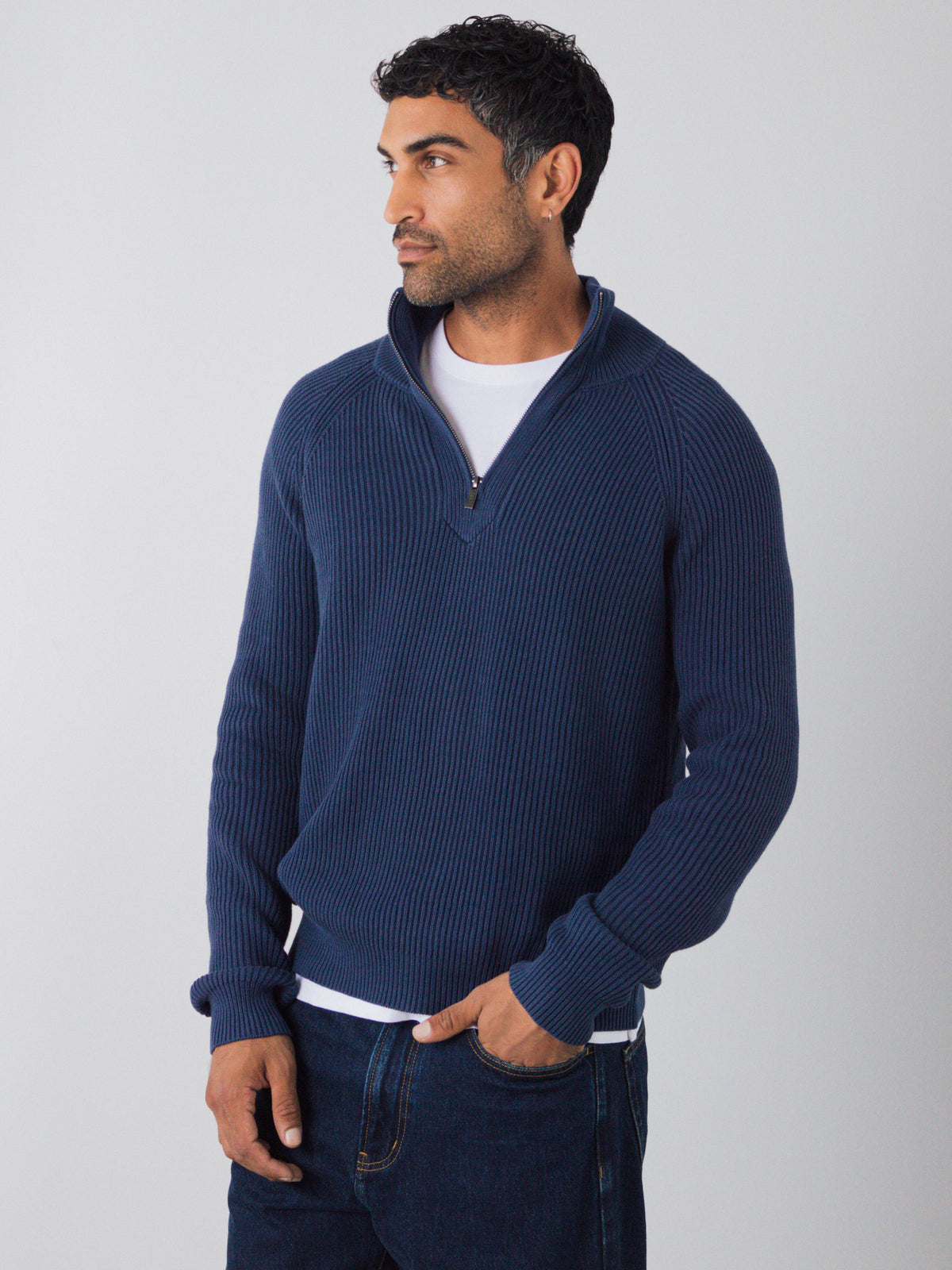Half-Zip Knit