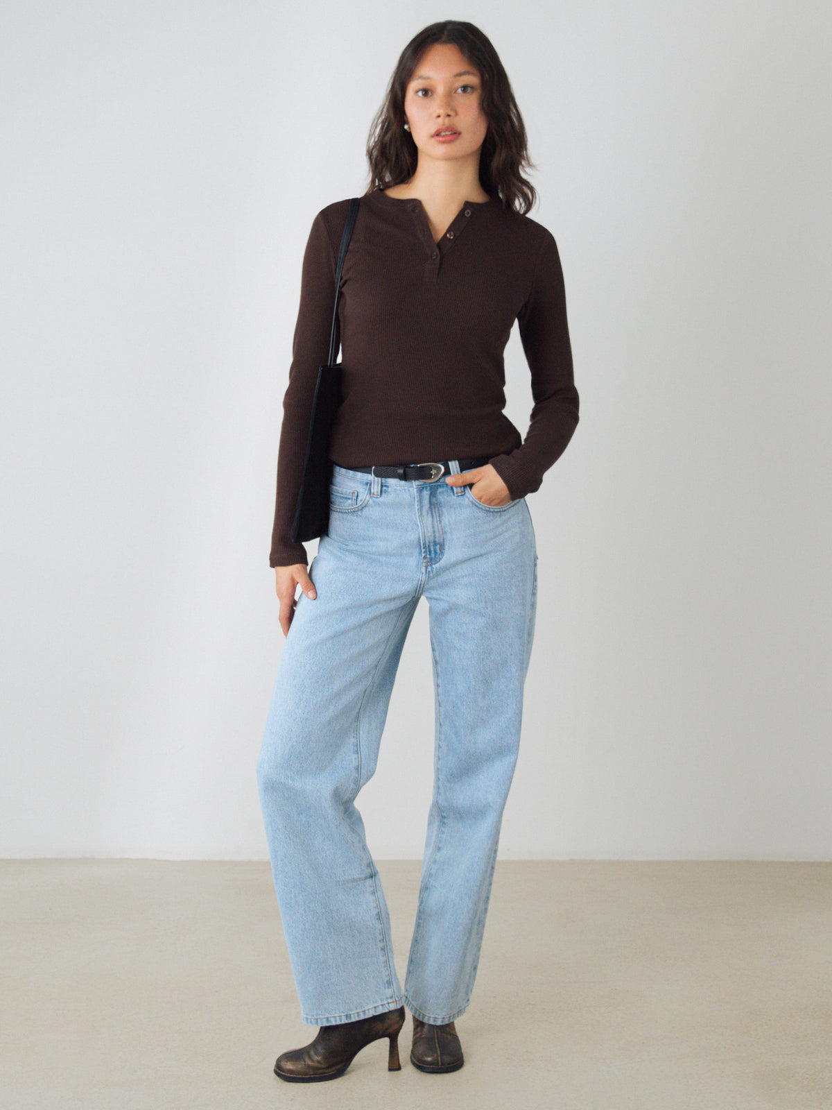 Maglia Henley lunga