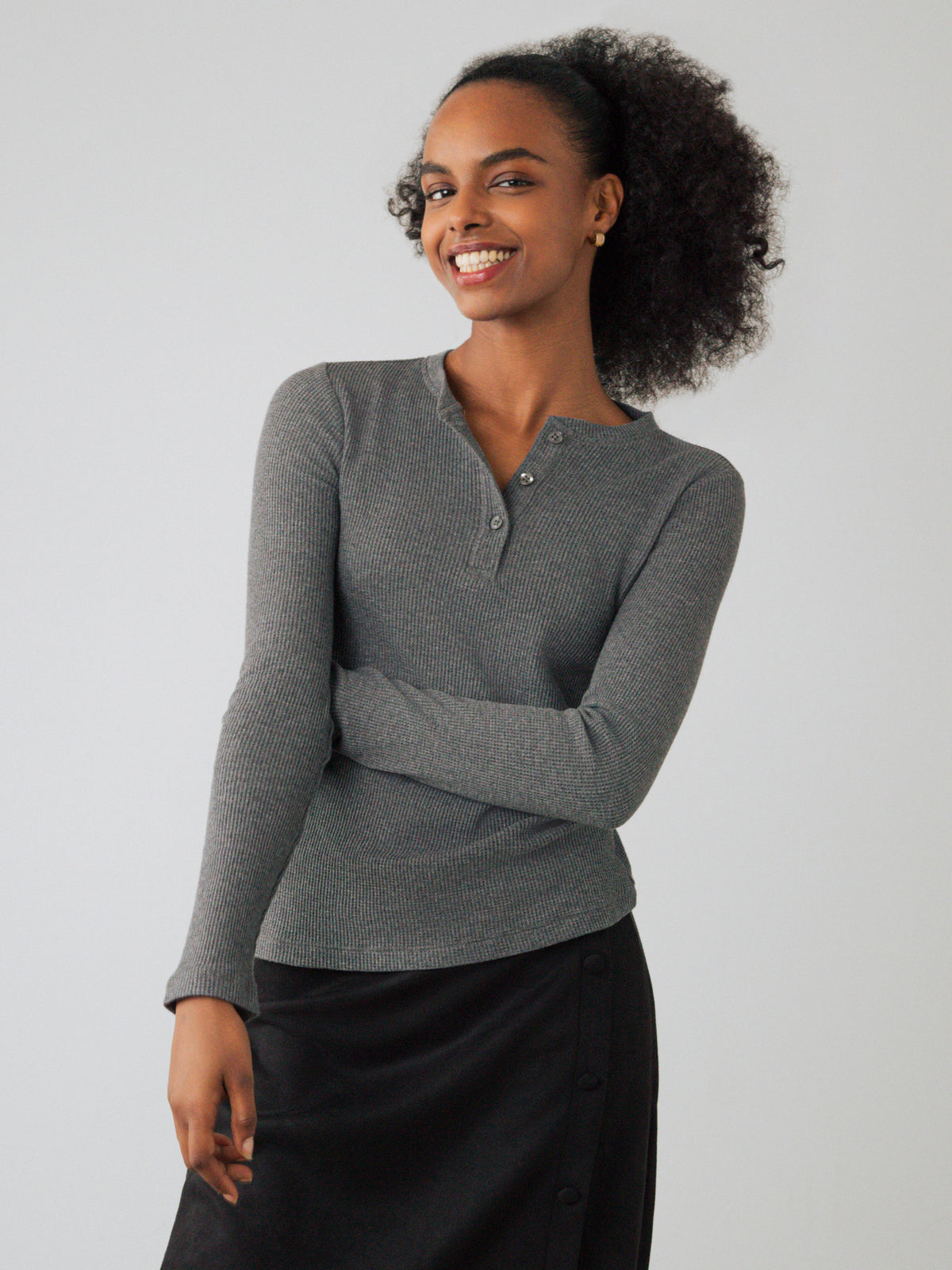 Maglia Henley lunga