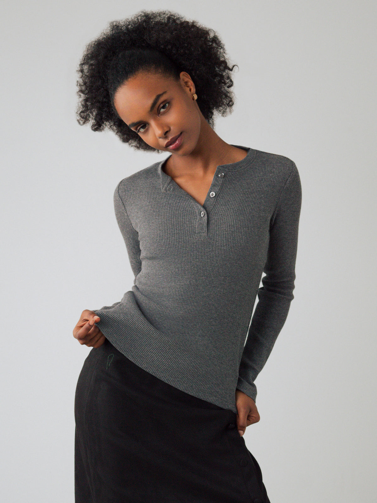 Maglia Henley lunga