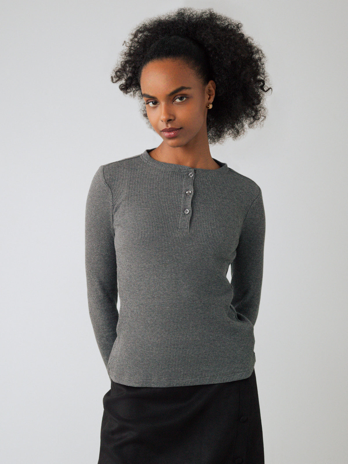 Maglia Henley lunga
