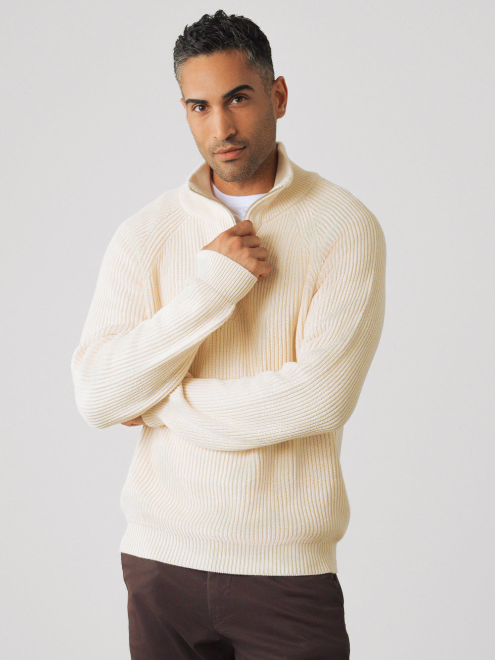 Half-Zip Knit