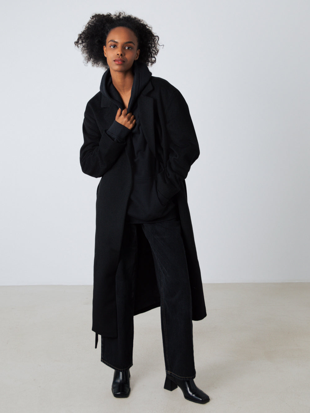Cappotto in lana riciclata