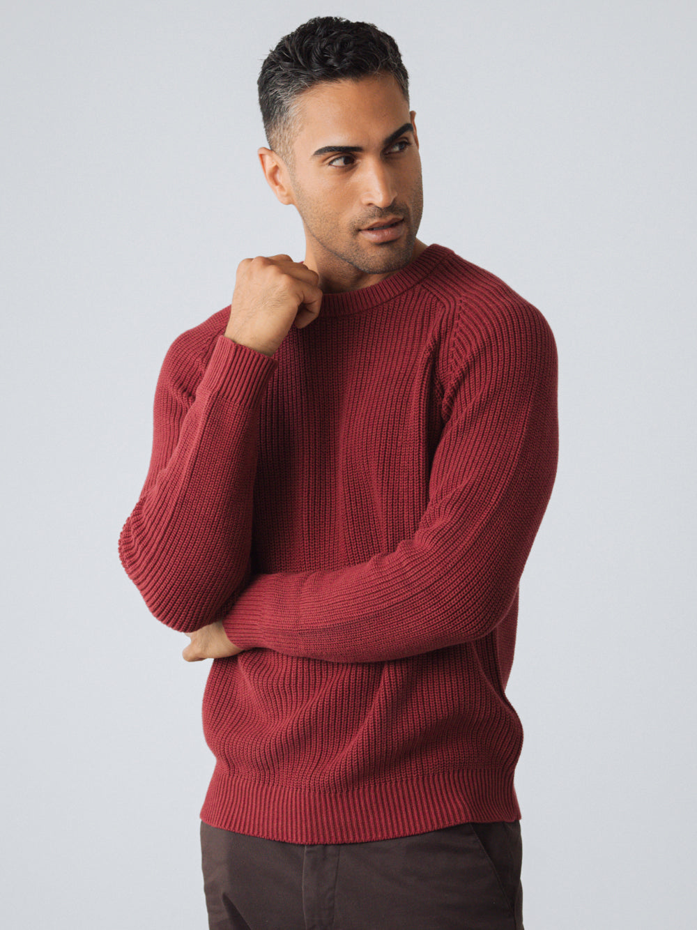 Heavy Knit Pullover Männer