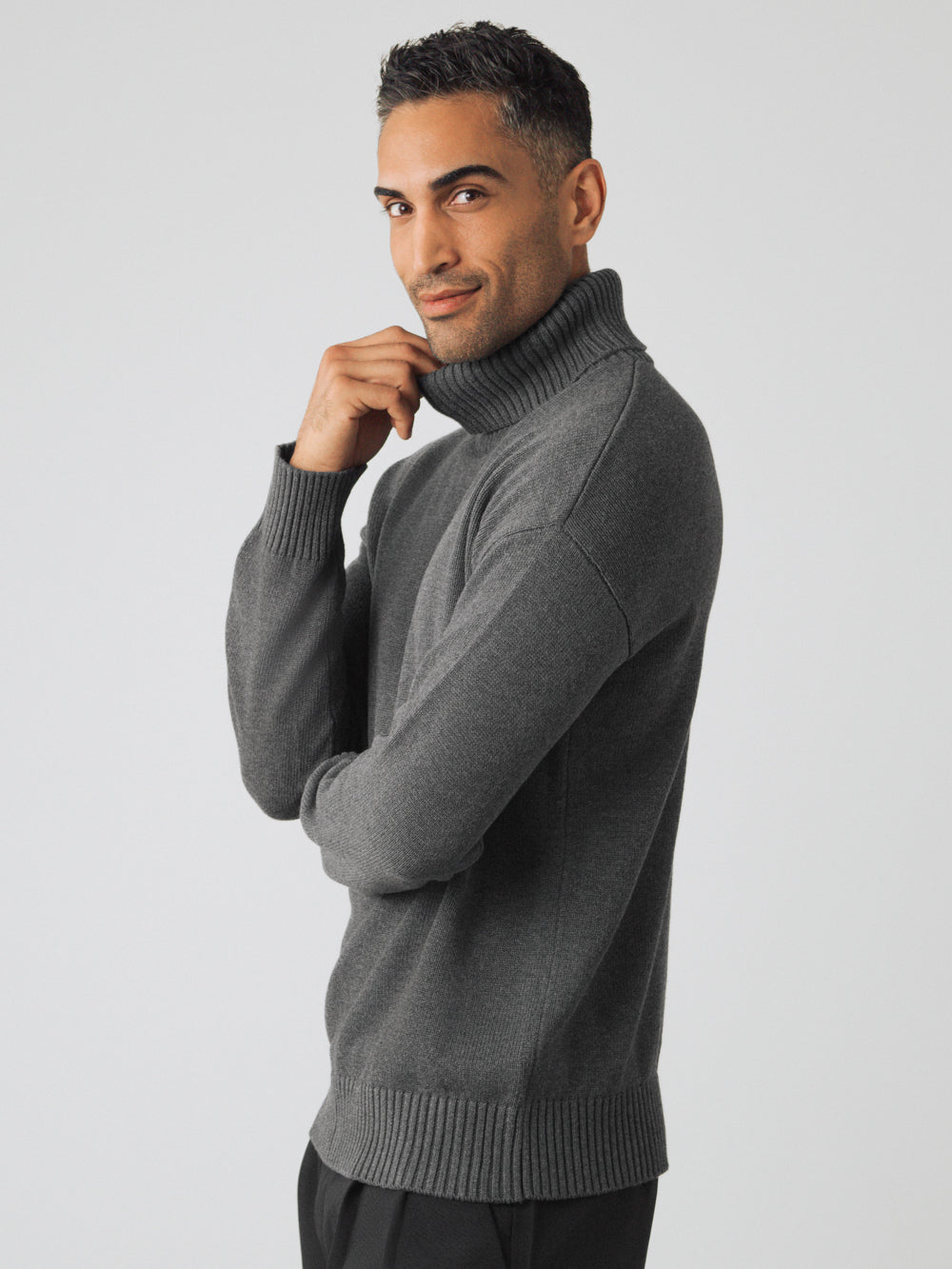 Men Chunky Turtleneck
