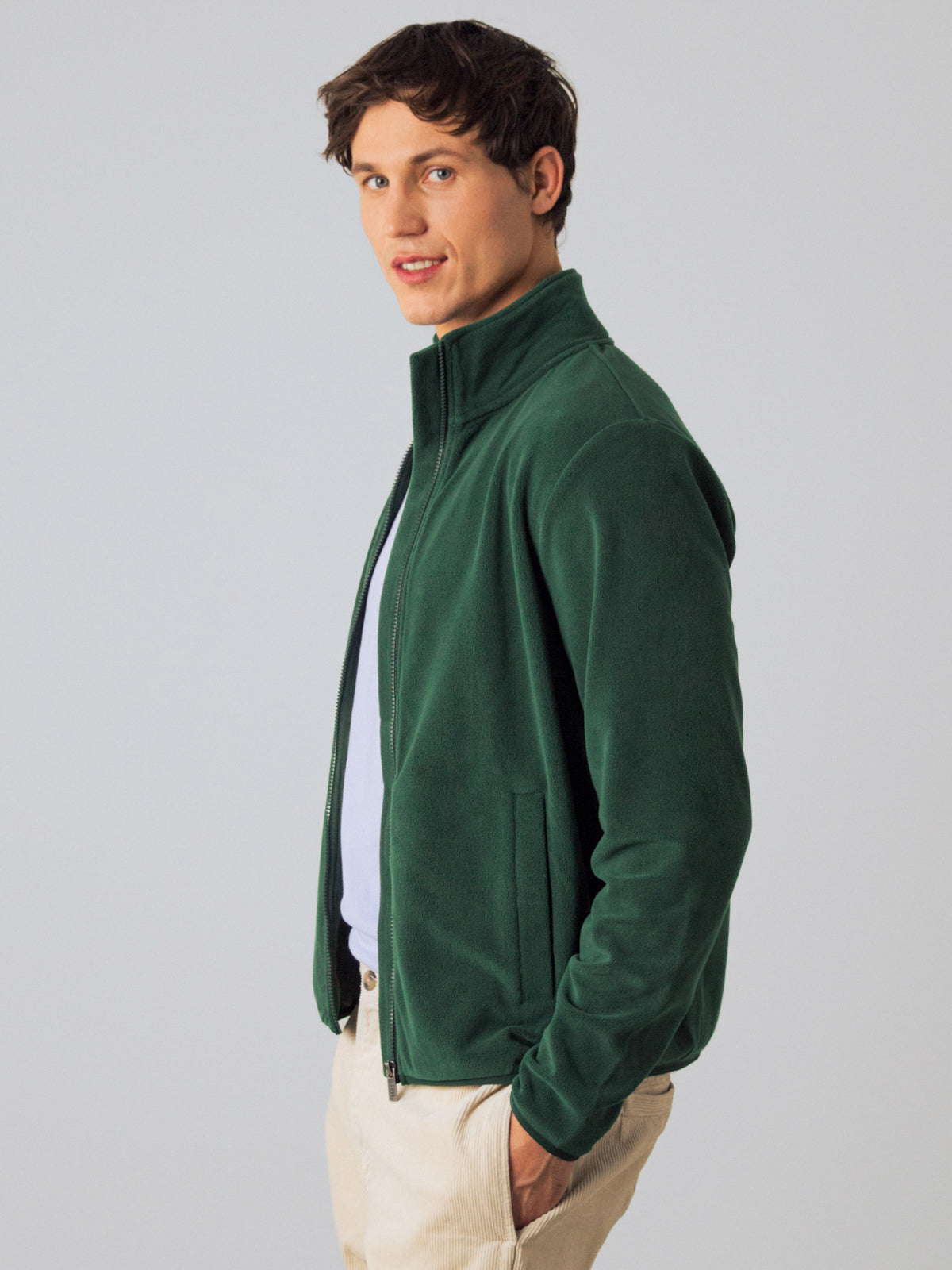 Fleece Zip Jacket Men