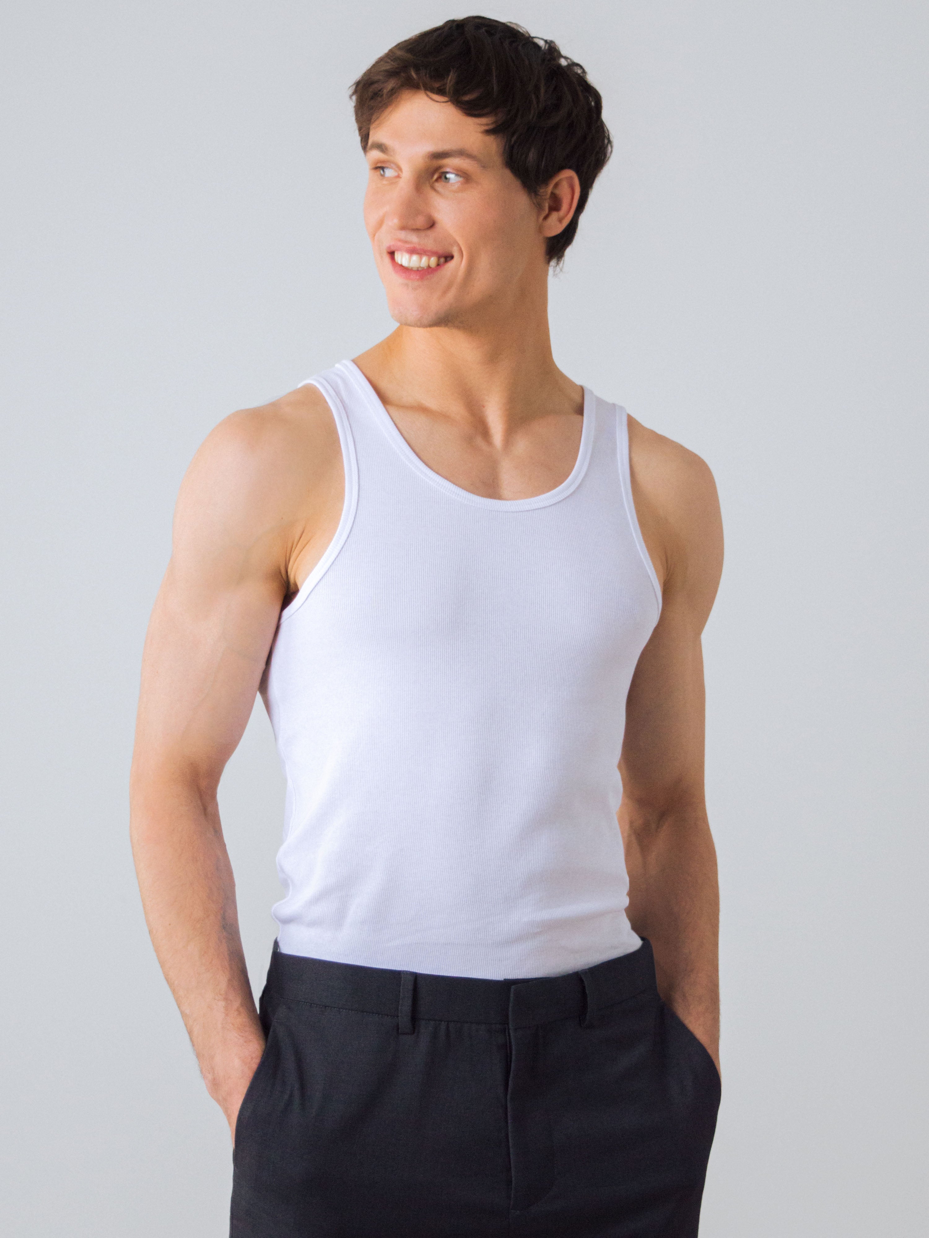 Geripptes Tank-Top