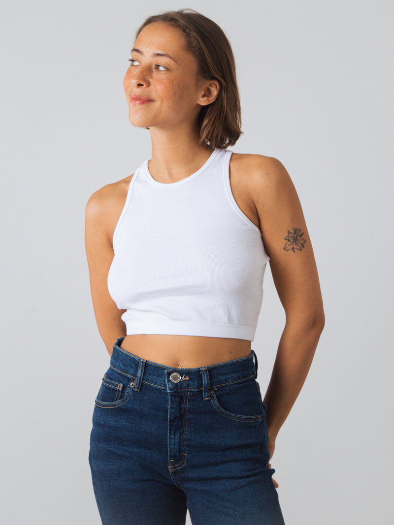 Racerback crop top