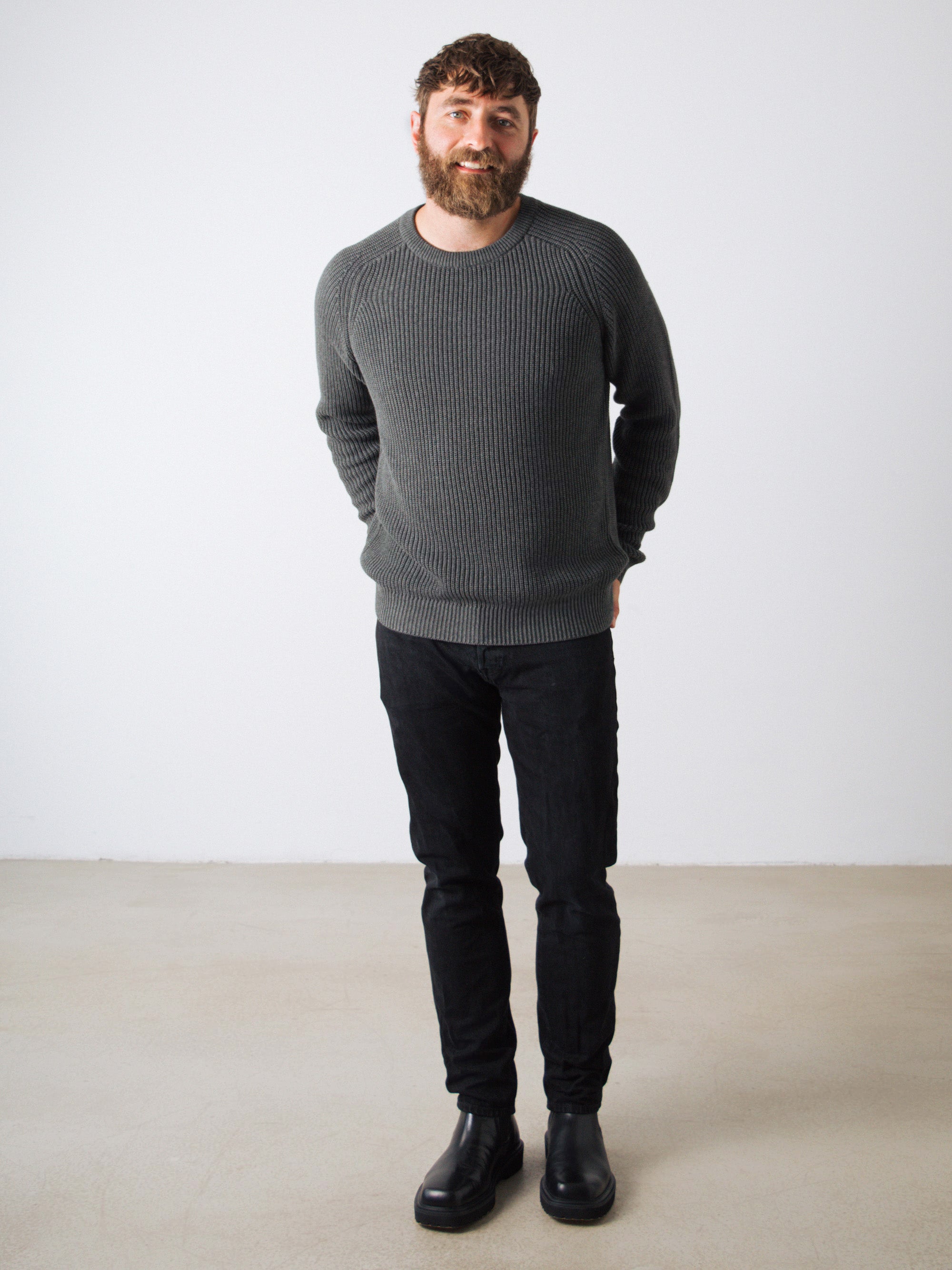 Men Heavy Knit Jumper