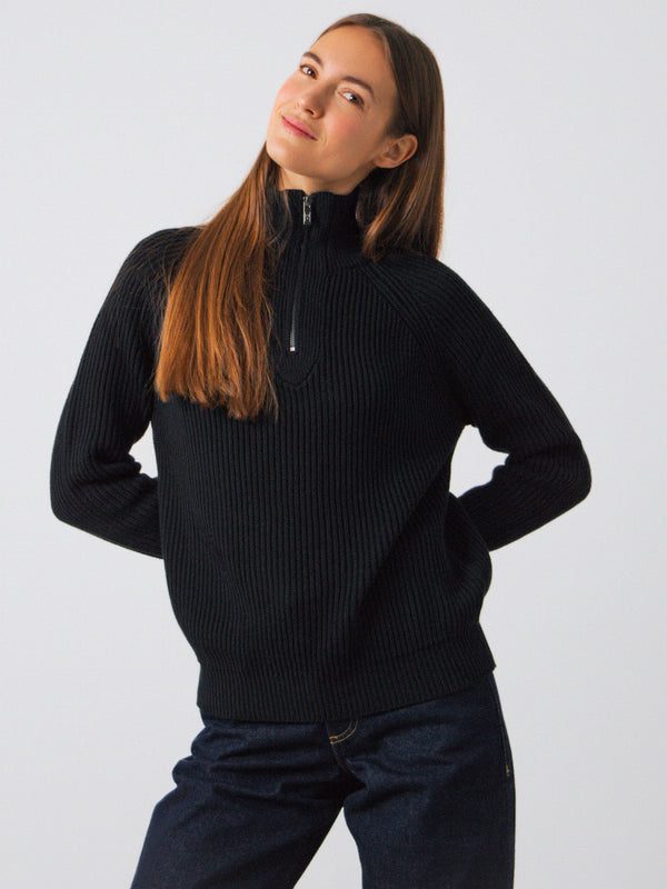 Half-Zip Knit Women