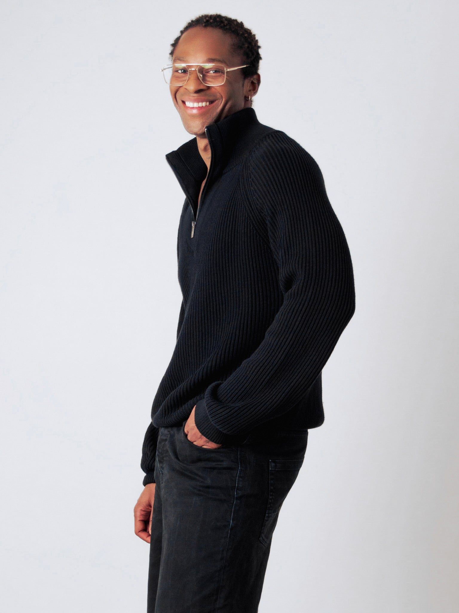 Half-Zip Knit