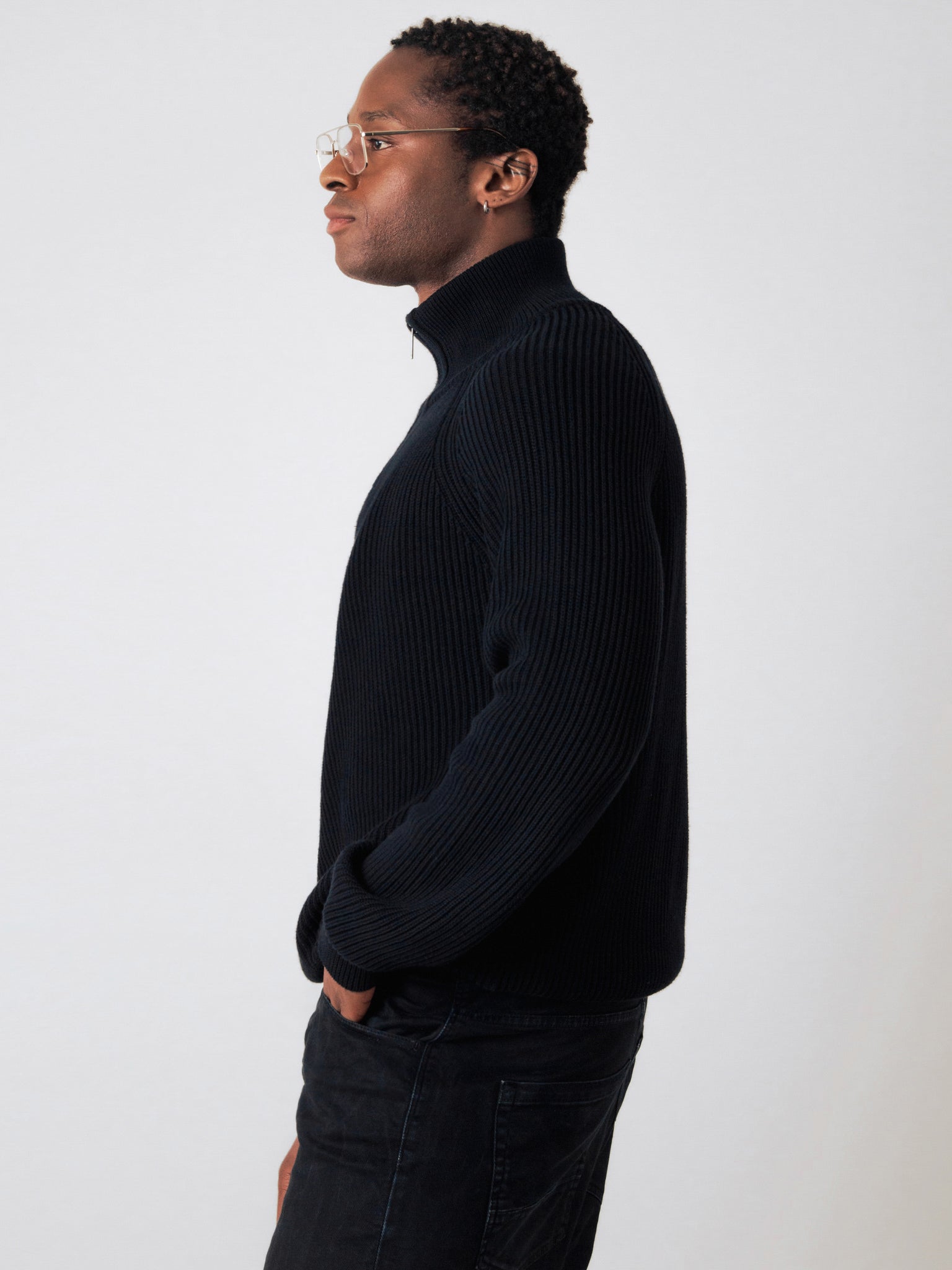 Half-Zip Knit