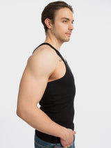 Geripptes Tanktop 2er-Pack