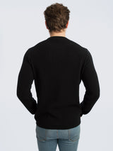 strukturierter Pullover