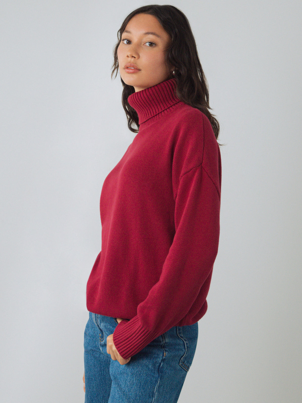 Chunky Rollkragenpullover