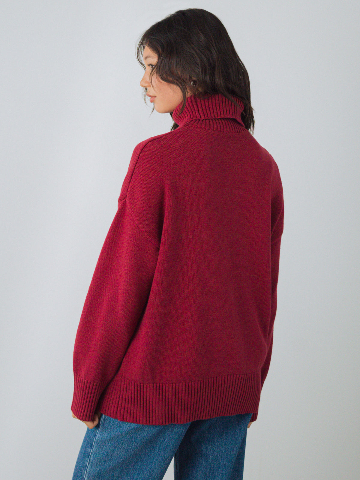 Chunky Rollkragenpullover