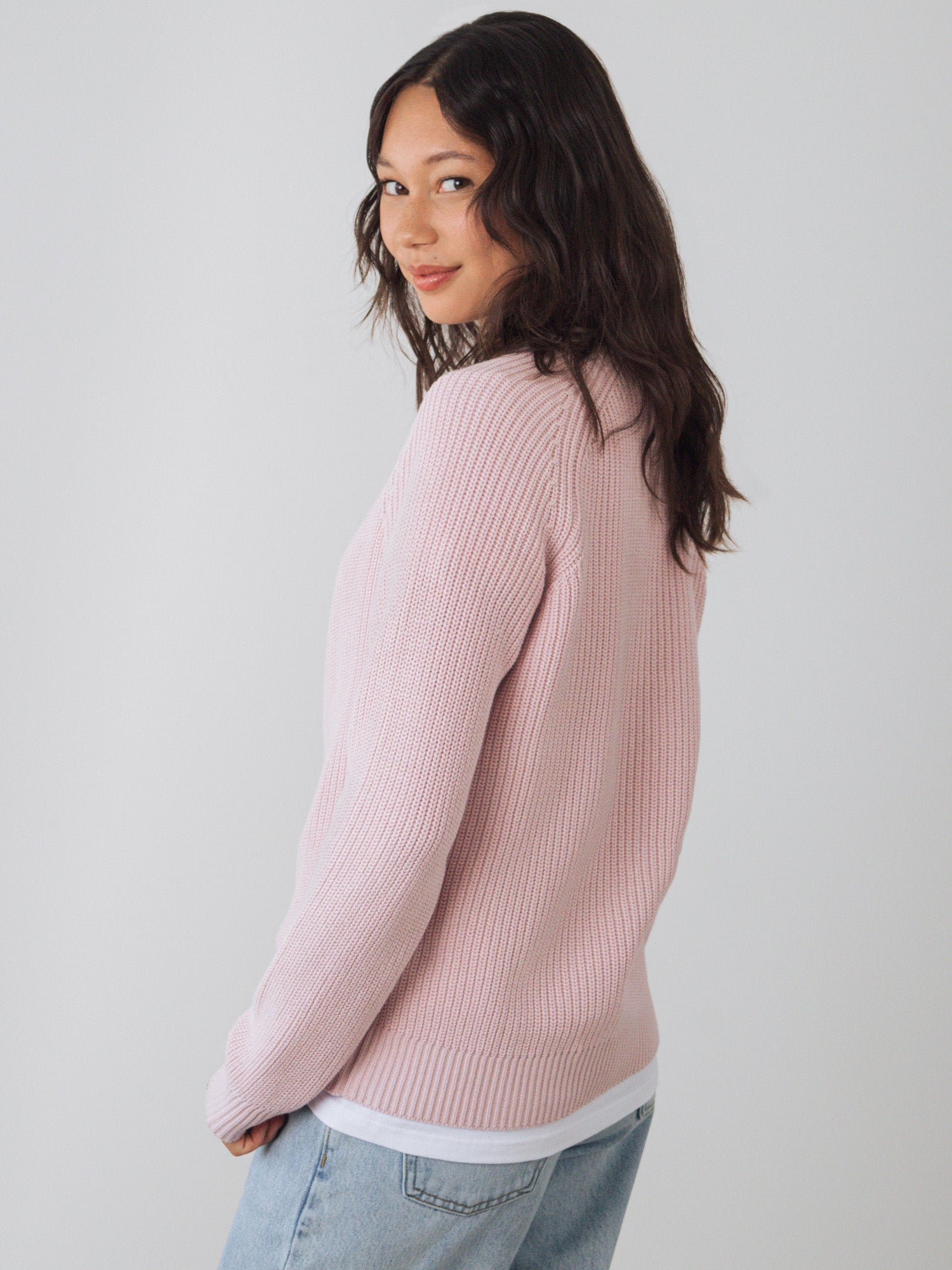 Grobstrick Pullover Damen