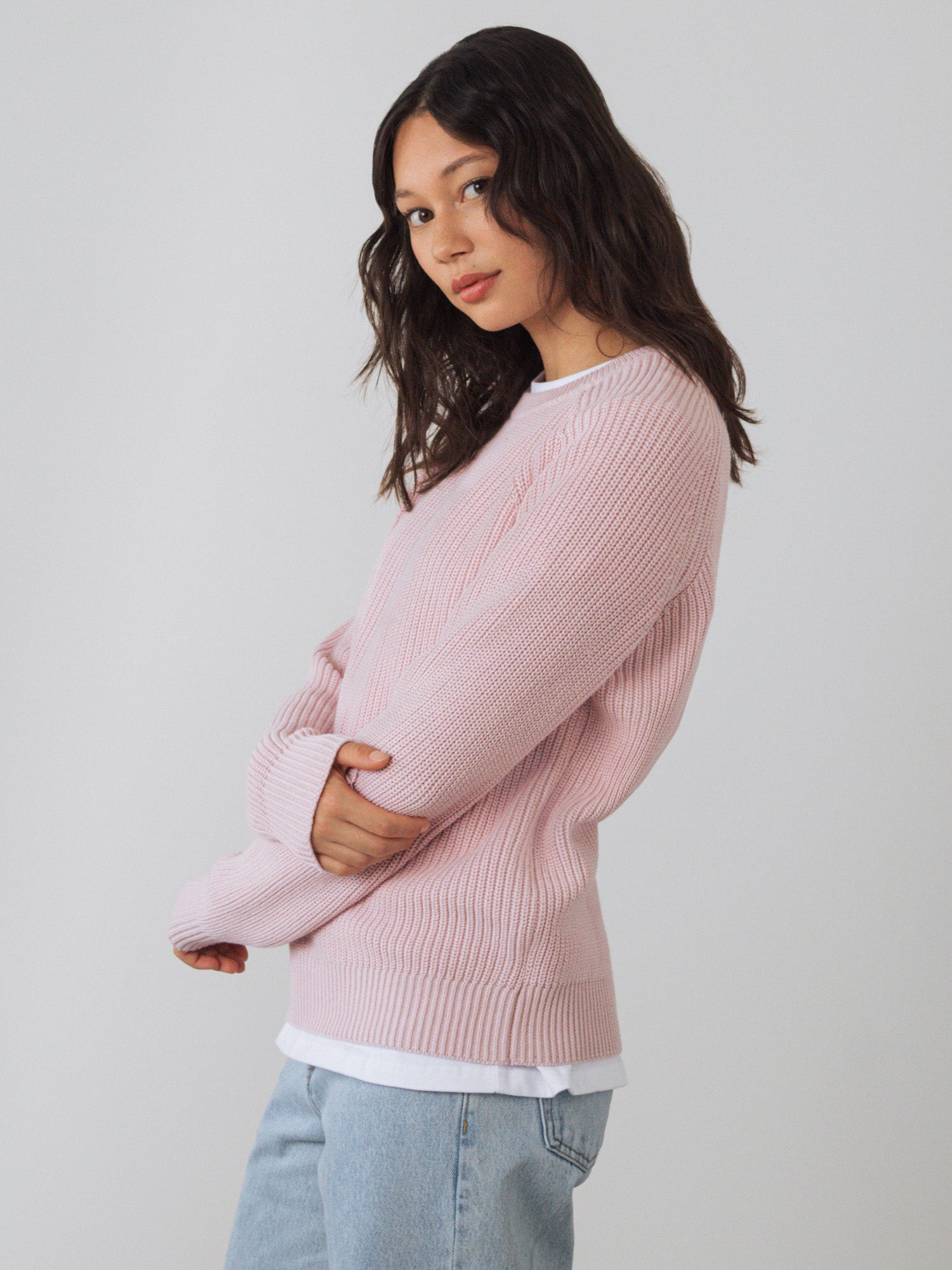 Grobstrick Pullover Damen