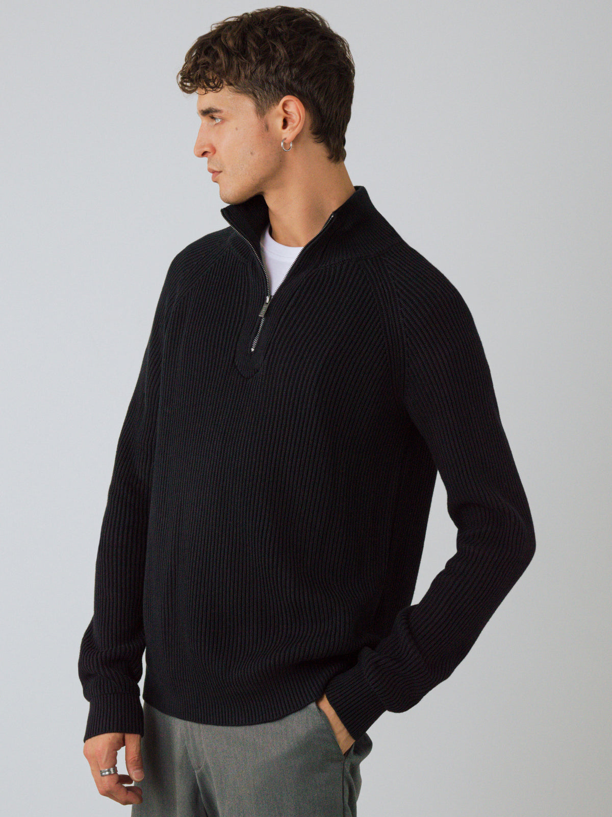 Half-Zip Knit