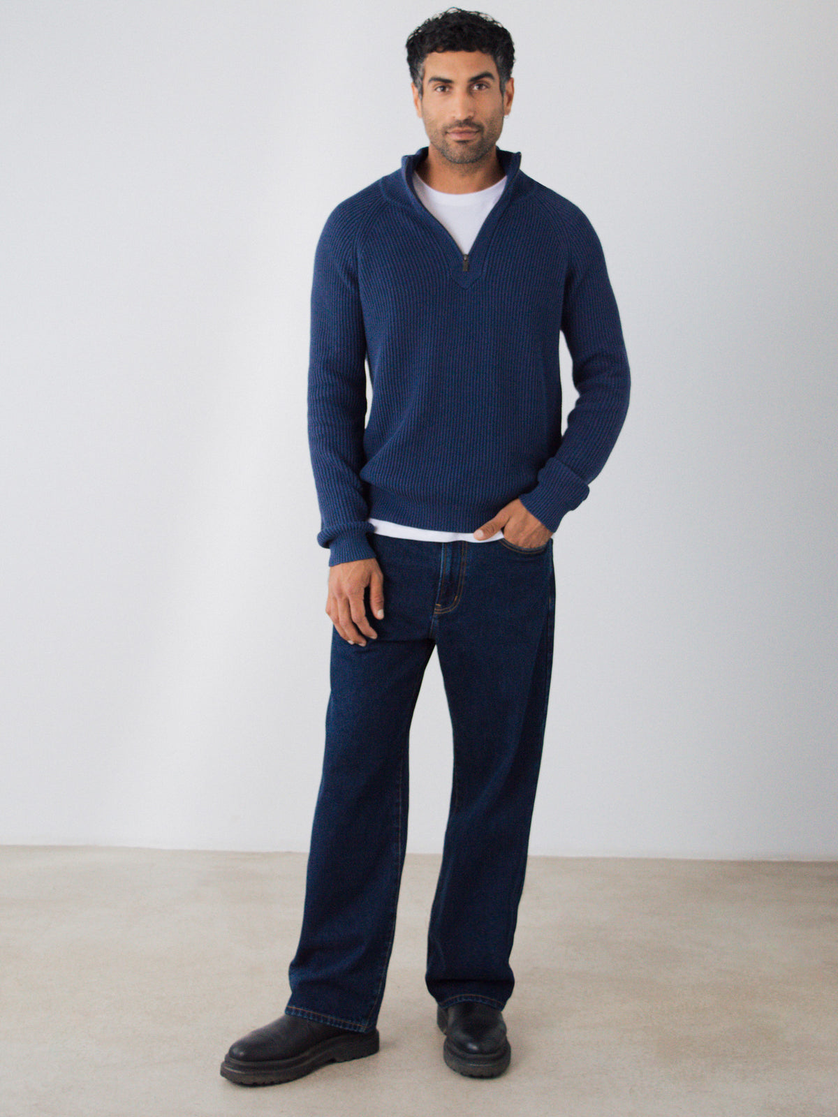 Half-Zip Knit