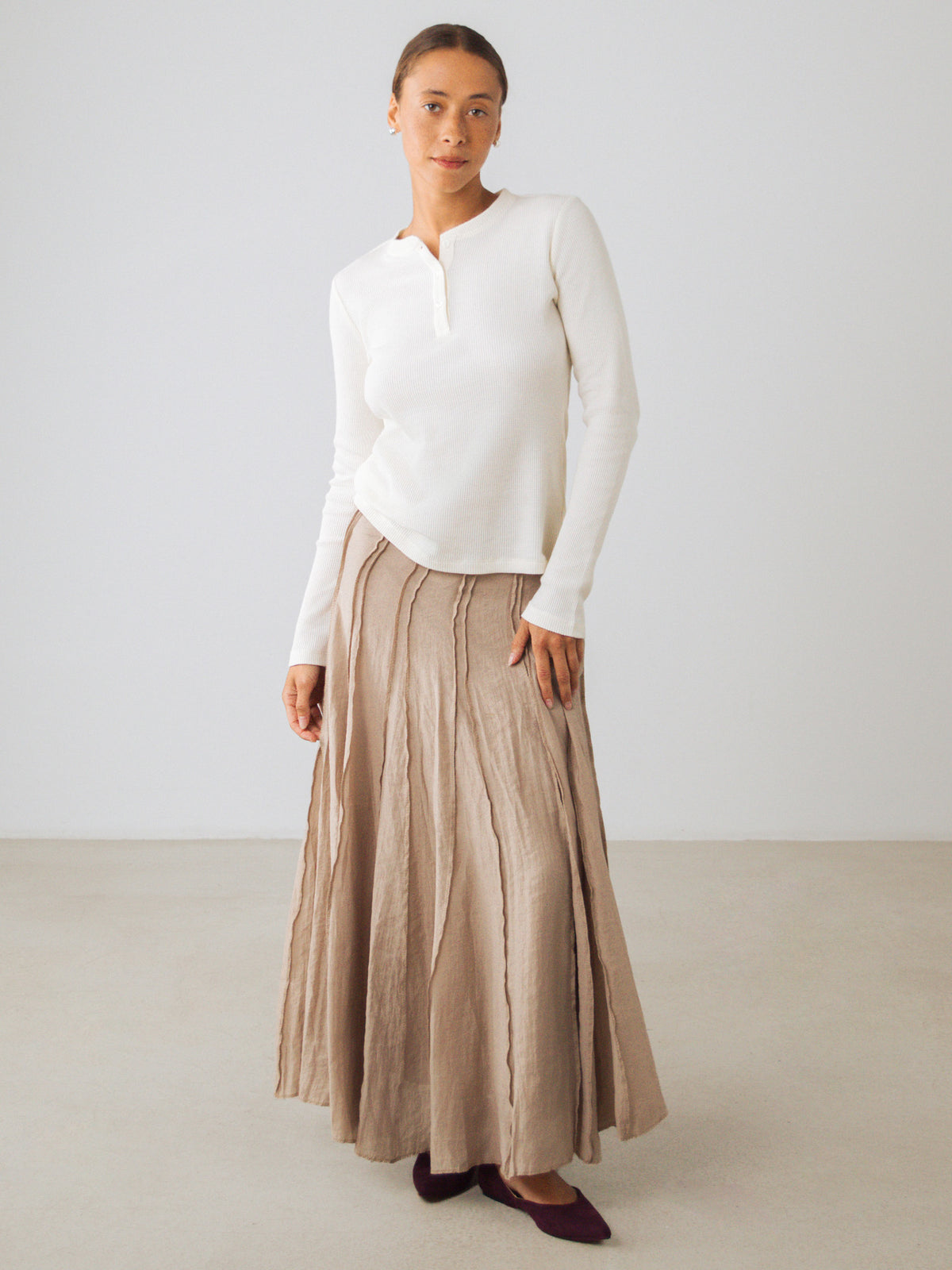 Maglia Henley lunga