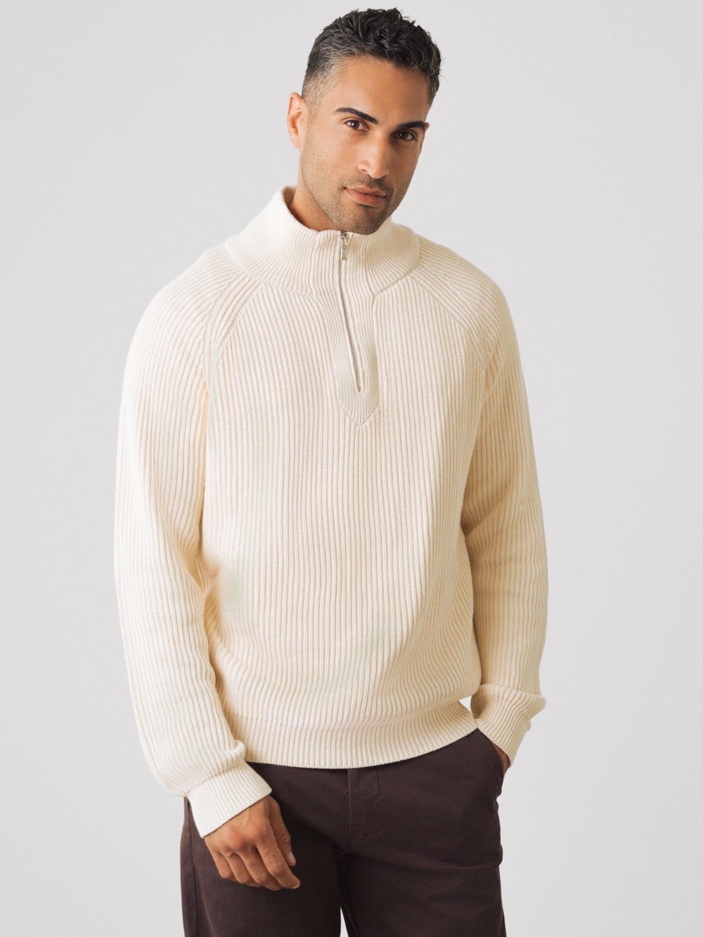 Half-Zip Knit