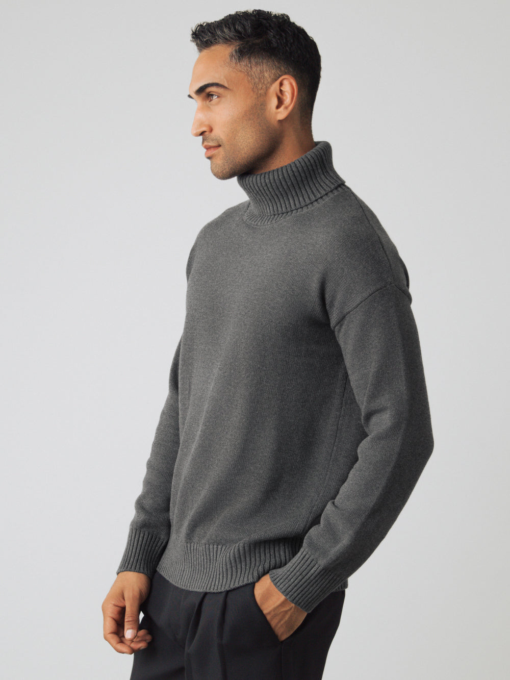 Men Chunky Turtleneck