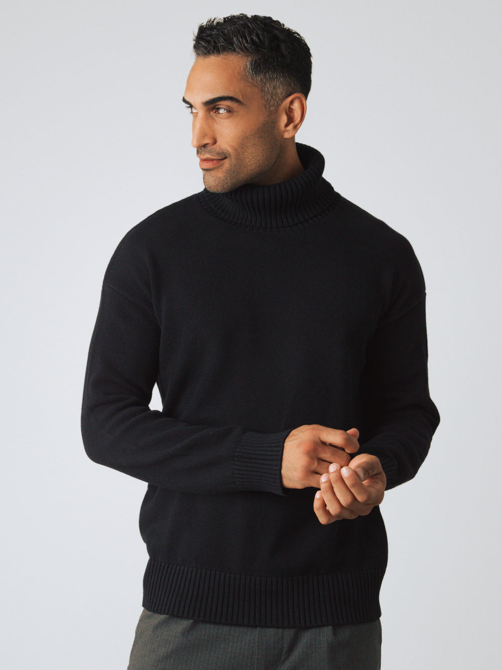 Men Chunky Turtleneck