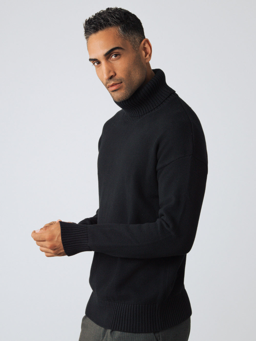 Men Chunky Turtleneck