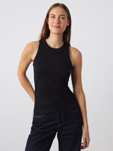 Ribbed Racer Top